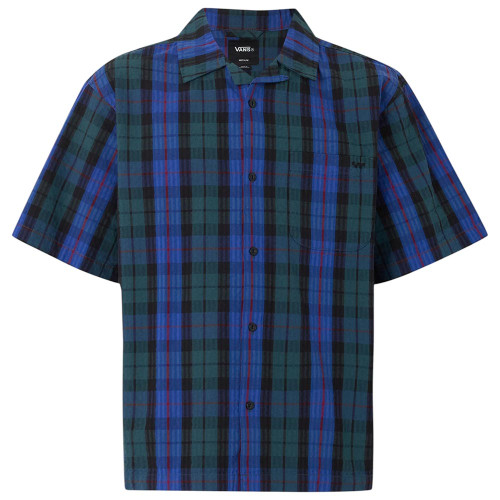Seersucker Plaid SS Wov